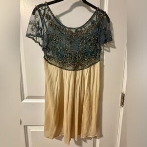 Free People Embellished Palms Tunic